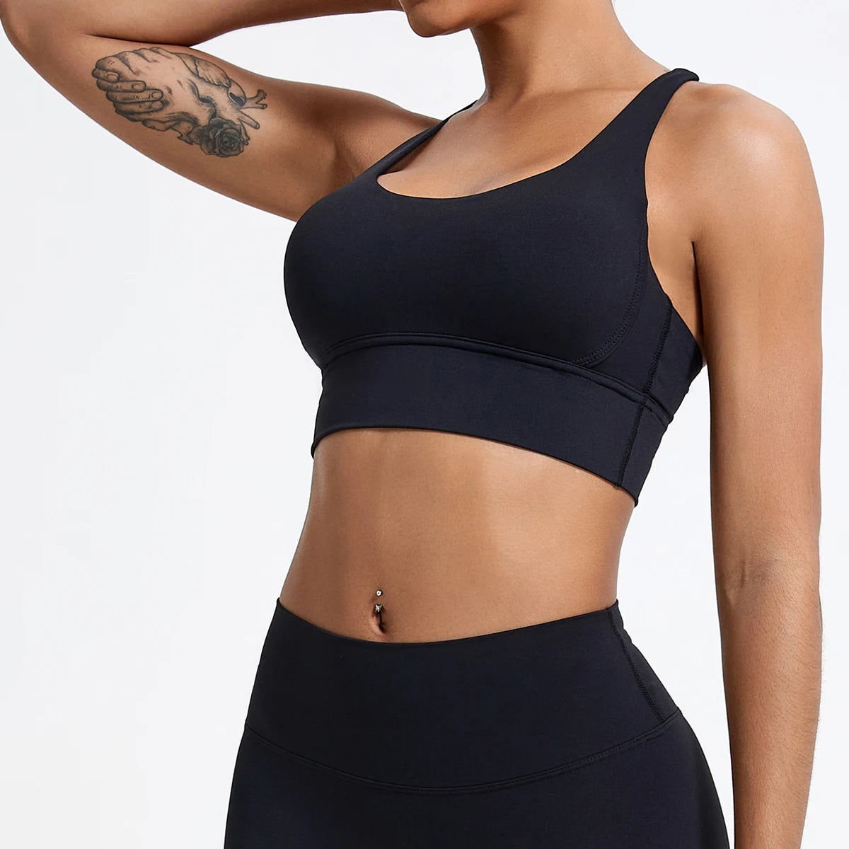 Push up Sports Bra Gym Top Women Yoga Clothing Cross Back Yoga Bra Women Running Fitness Crop Top Shockproof Workout Brassiere