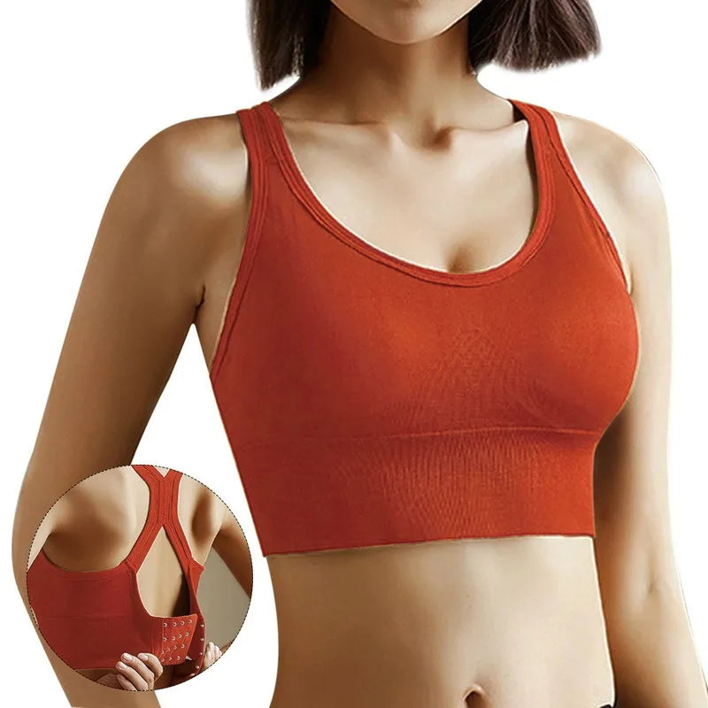 Tank Top Women Gym Sports Bra Push Up Crop Top