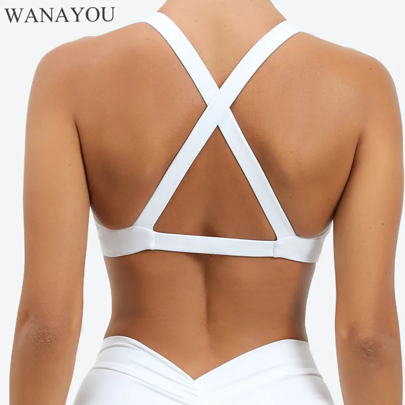 Widen Straps Women Yoga Bra