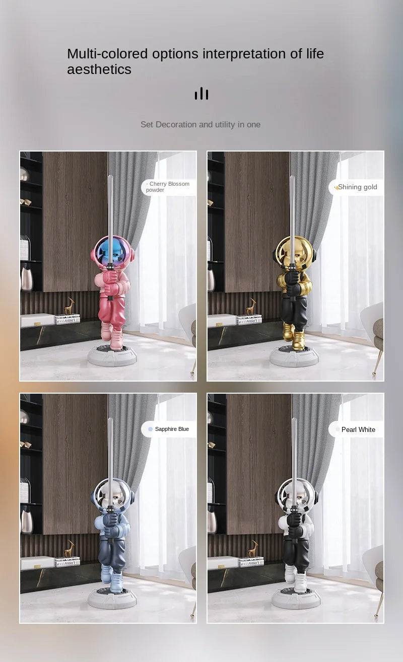 Home Decor Lightsaber Astronaut Statue Living Room Decoration Large Figure Figurine Room Decoration Home Accessoires Sculpture