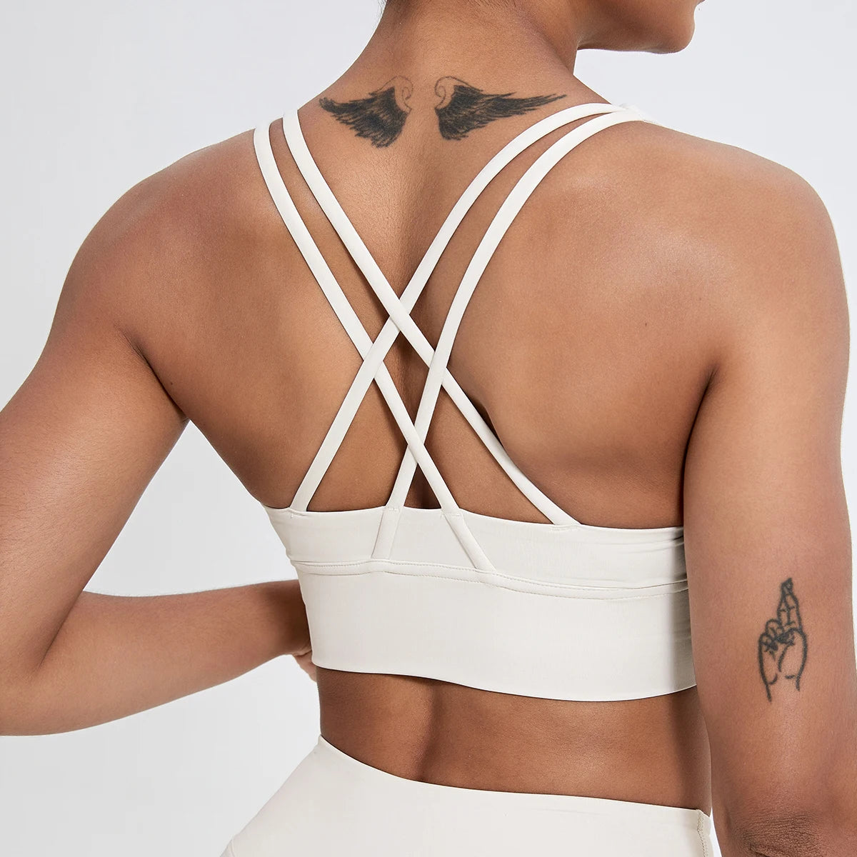 Push up Sports Bra Gym Top Women Yoga Clothing Cross Back Yoga Bra Women Running Fitness Crop Top Shockproof Workout Brassiere