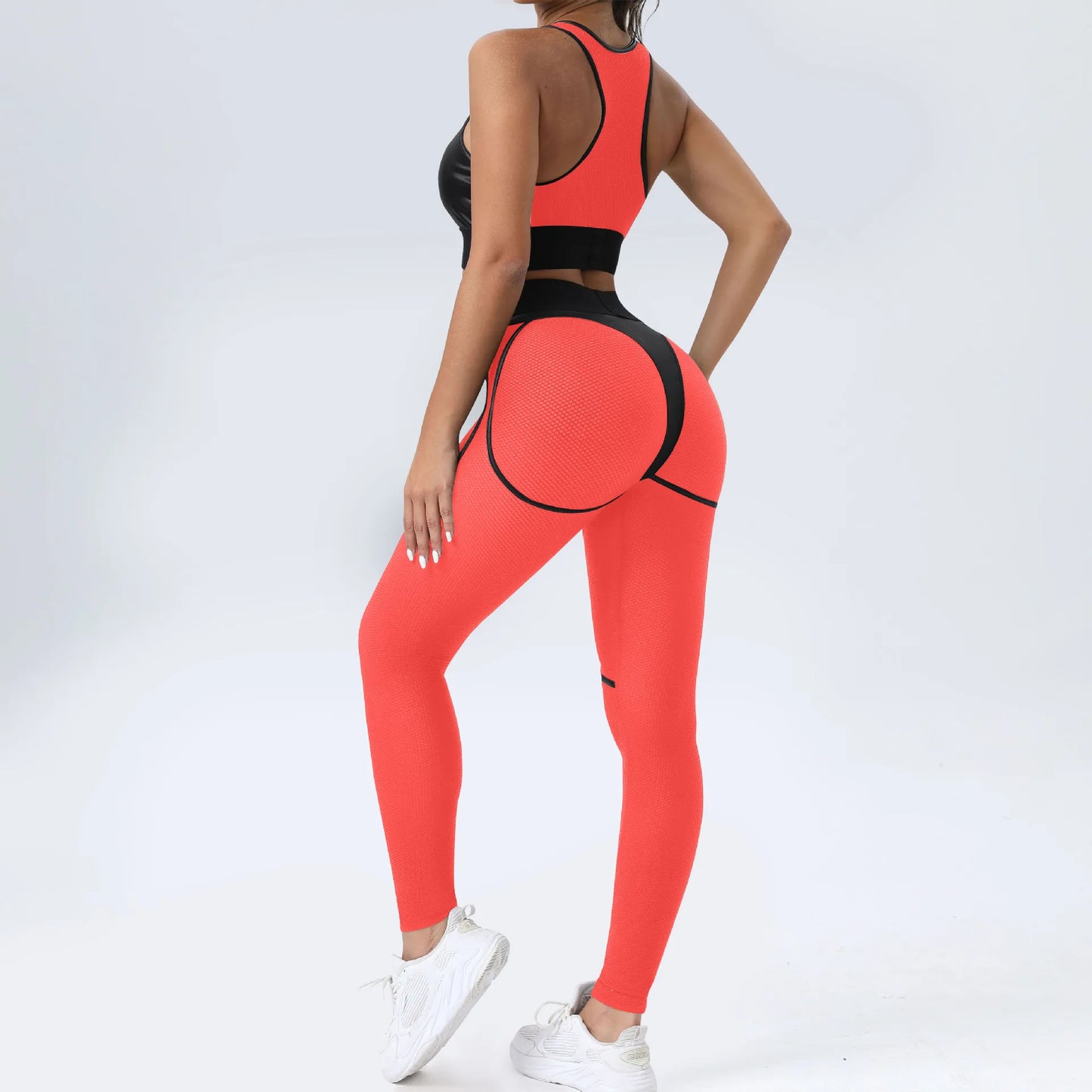Fitness Sexy Sports Suit Women Yoga Set 2 Pieces