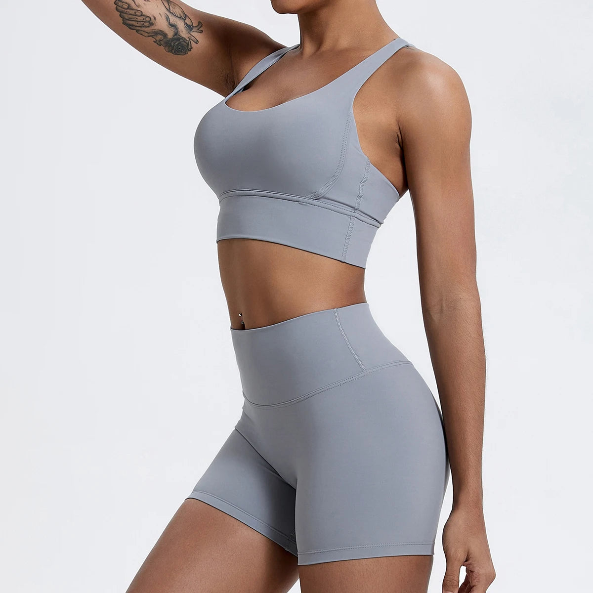 Push up Sports Bra Gym Top Women Yoga Clothing Cross Back Yoga Bra Women Running Fitness Crop Top Shockproof Workout Brassiere