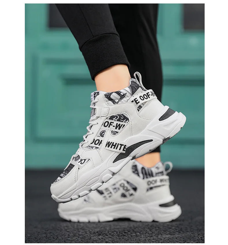 Fashion Platform Men Sport Shoes Casual Sneakers Couple Outdoor Breathable Lightweight  Running Shoes Women Tennis Shoes