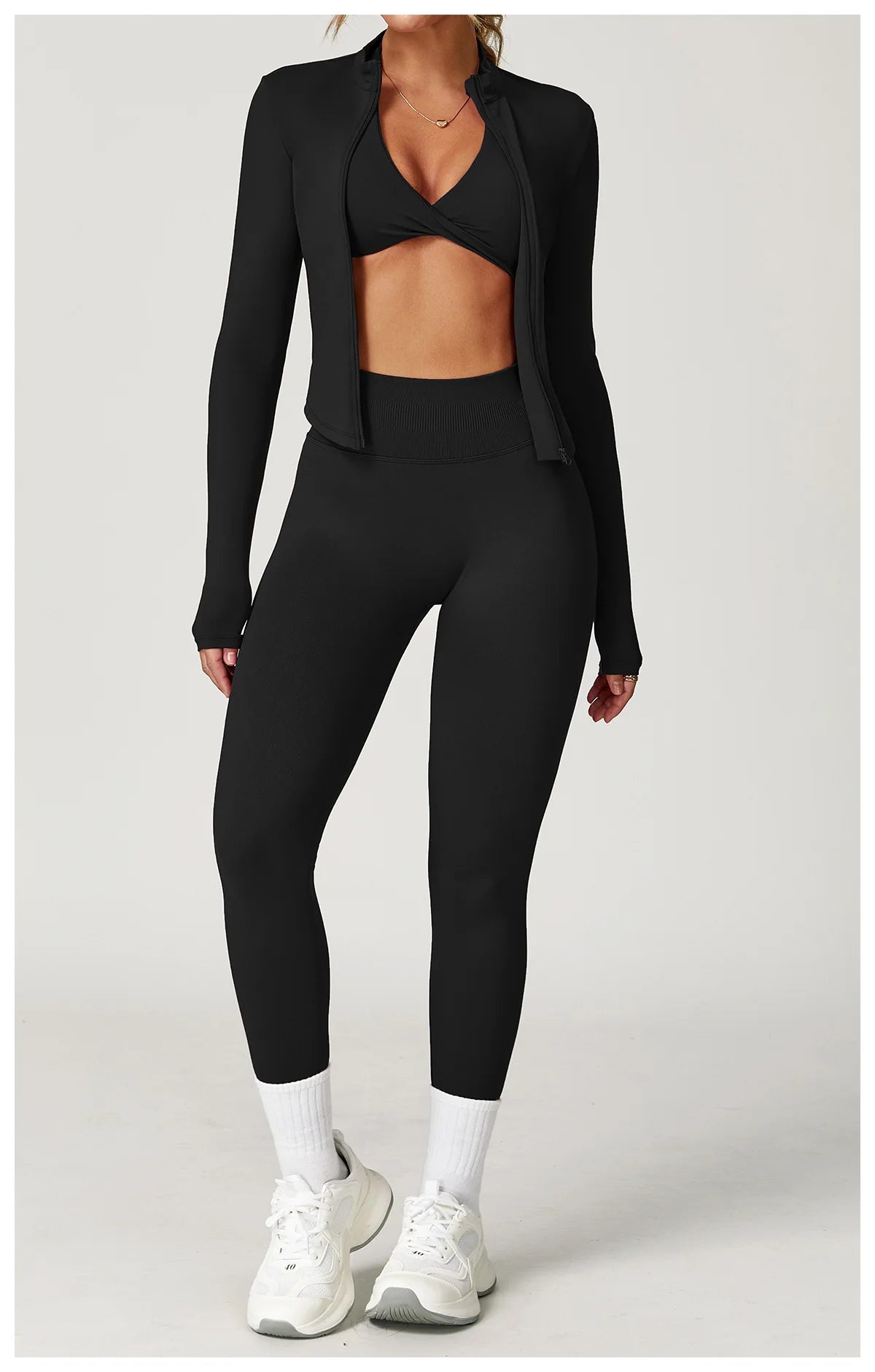 2PCS Yoga Suit Sports Set Women Gym Set
