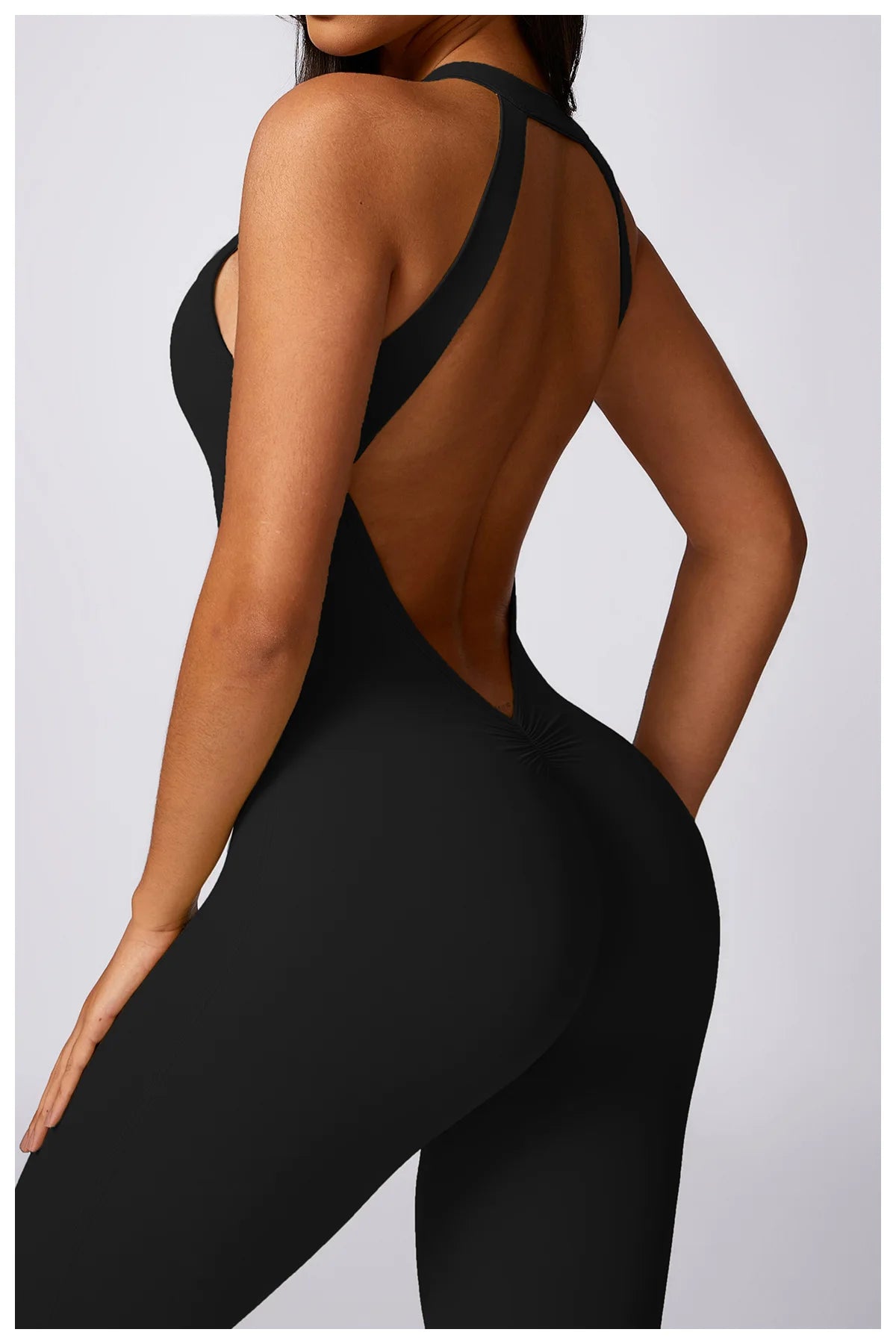 Romper Backless Set Workout Jumpsuit Fitness Bodysuit