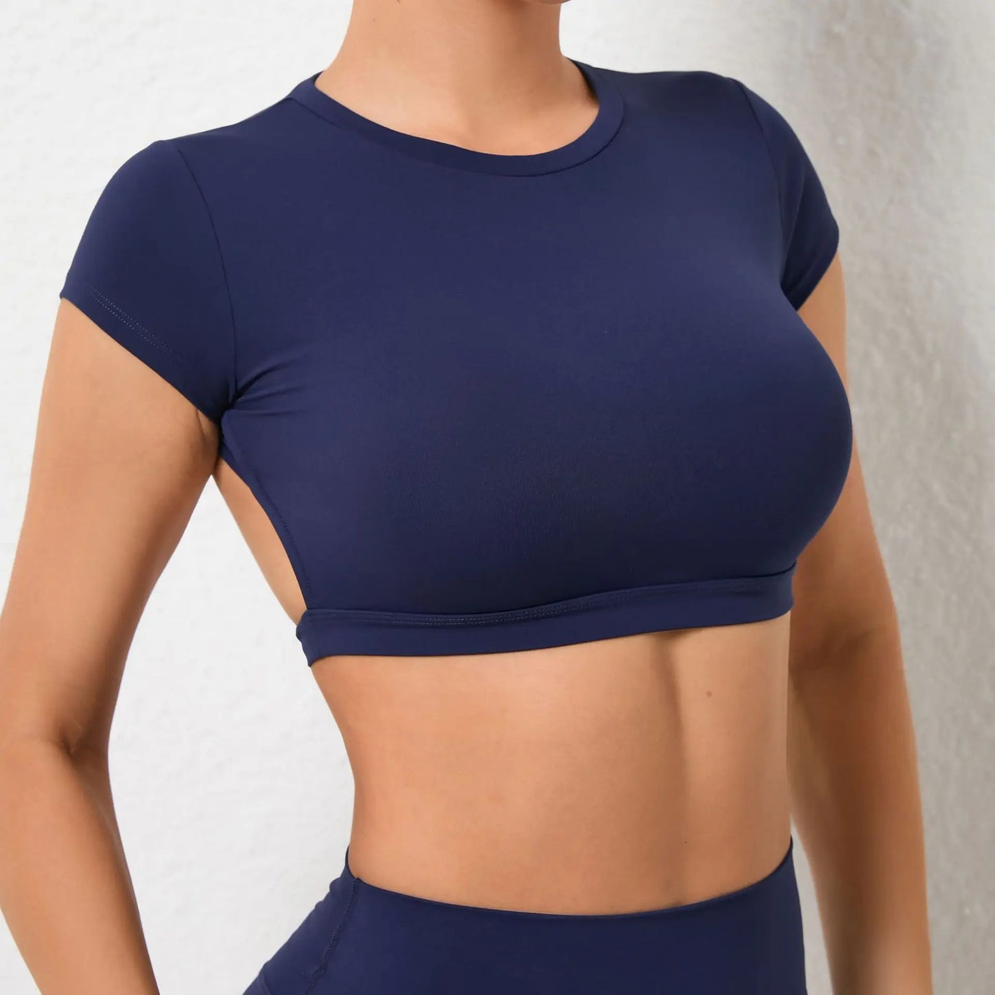 Backless Yoga Crop Top