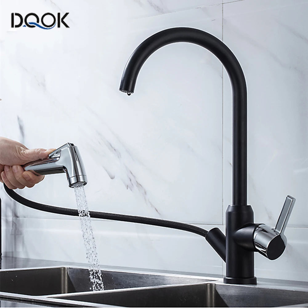 Flexible Pull Out Nozzle Kitchen Tap